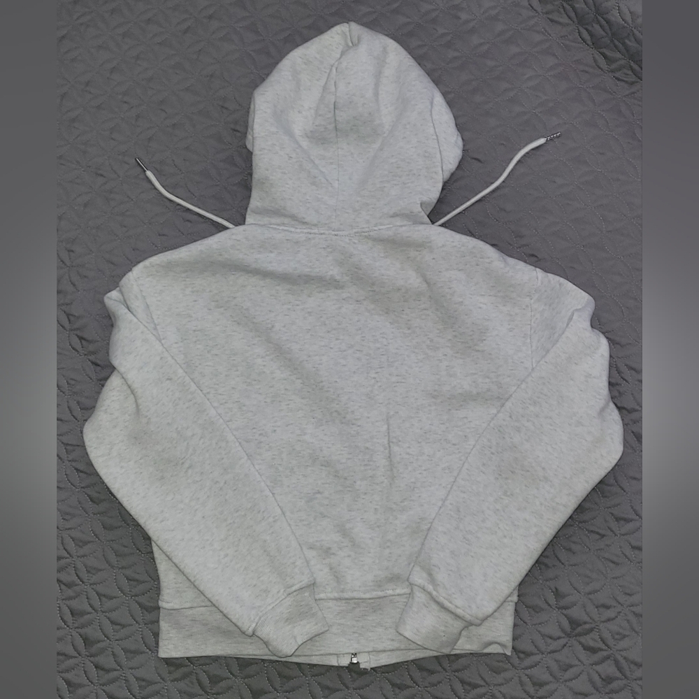 Better Together Gray Zippered Hoodie / Sweatshirt Jacket, Size Small - Picture 2 of 6